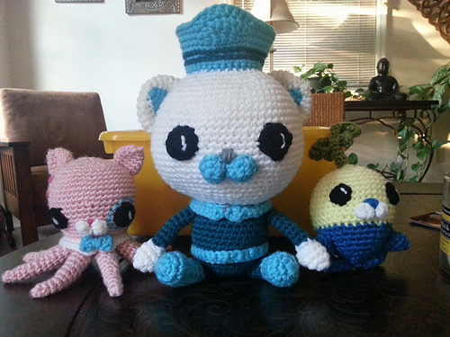 Kaptein Barnacles (Octonauts) Amigurumi - FrancesBea