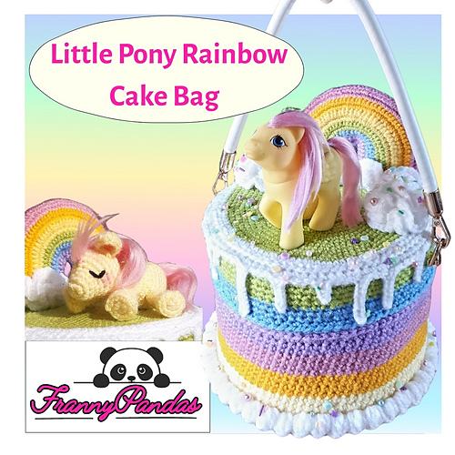 Little Pony Rainbow Cake Bag