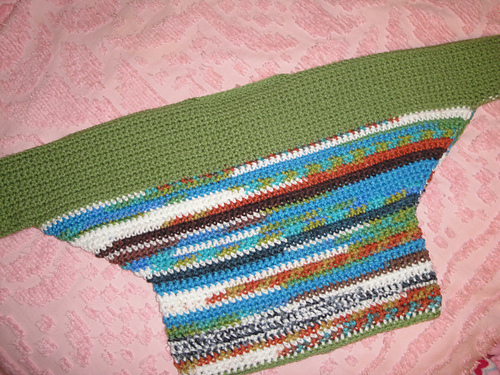 One-Stitch Baby Sweater Set (crochet) photo 5