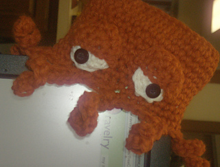 Ravelry: FreeCellPenguin's Orange Octopus Cup Cozy