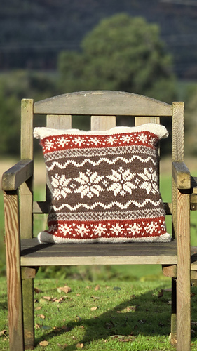 Log Cabin Cushion Cover