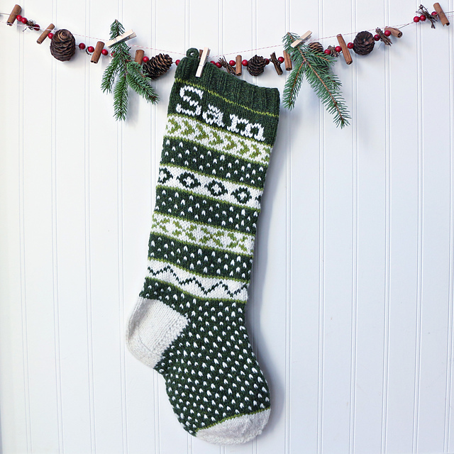 Evergreen Stocking