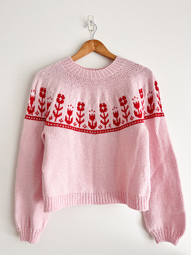 Ravelry: Folk Flower Sweater pattern by Friday Knits
