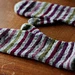 Striped Mittens according to Badegakk pattern 