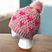 All Over Hearts - Beanie pattern 