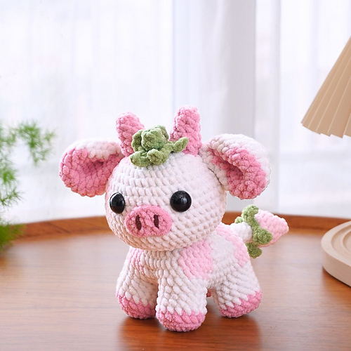 フロッグプロダクツ ウッド牛ドール【ピンク牛カラー】 FROG PRODUCTS（フロッグプロダクツ） ウッド牛ドール 問屋別注カラー