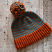 Tarma Stripy bobble hat pattern 