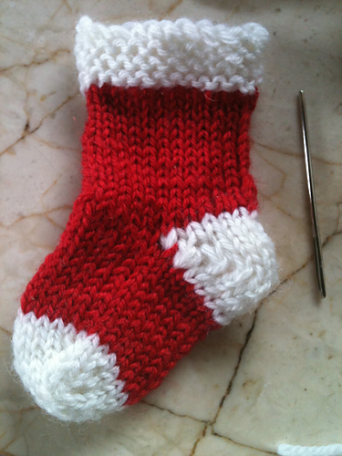 Toe Up Magic Loop Wee Tiny Sock Swap Sock photo 5