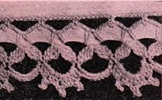 Ravelry: Guest Towel with rick rack edging pattern by Paragon