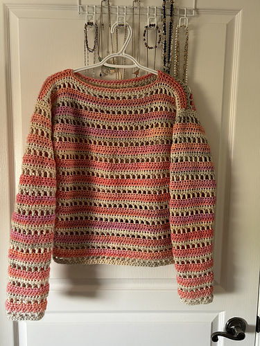 Summer to Fall Wide Sleeve Crochet Sweater photo 2