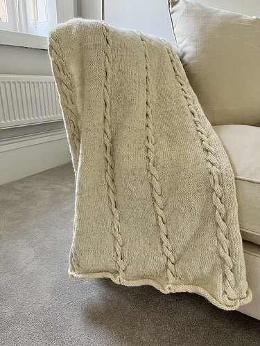 Traceable Wool Throw