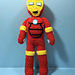 Superhero Iron Man pattern 