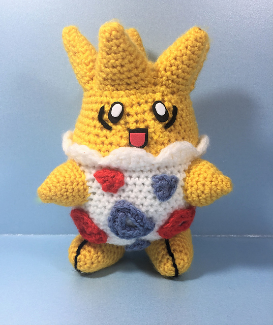Ravelry: Pokemon Togepi Crochet Pattern pattern by Teenie Crochets