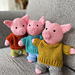 Three Little Pigs Toys pattern 