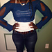 Slit Sleeve Crop Top pattern 