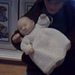 1950s-1960s baby nightdress 1:12 scale dollshouse pattern 