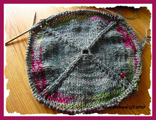 Decke aus Sockenwolle/ Blanket from Sockyarn photo 2