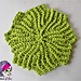 Circle Point Washcloth pattern 