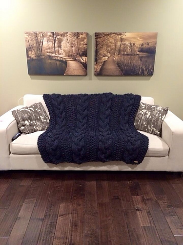 ASPEN Blanket by Go-Girl Knitting - Tammy DeSanto