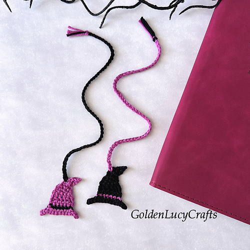Ravelry: Witch Hat Bookmark pattern by GoldenLucyCrafts