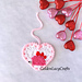 Valentine Hedgehog Heart Ornament pattern 