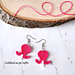 Bleeding Heart Flower Earrings pattern 