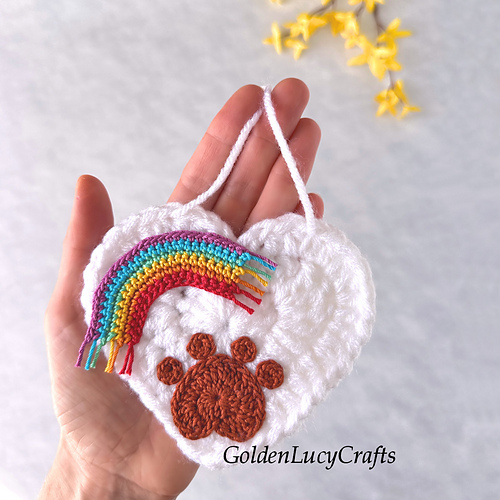 Pet Memorial Heart Ornament