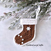 Mini Gingerbread Stocking pattern