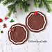 Gingerbread Coaster pattern