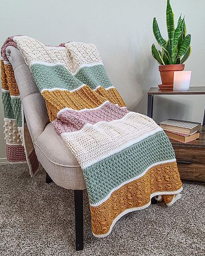 Hovering Butterflies Blanket Strip