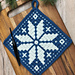 Poinsettia Dishcloth pattern 