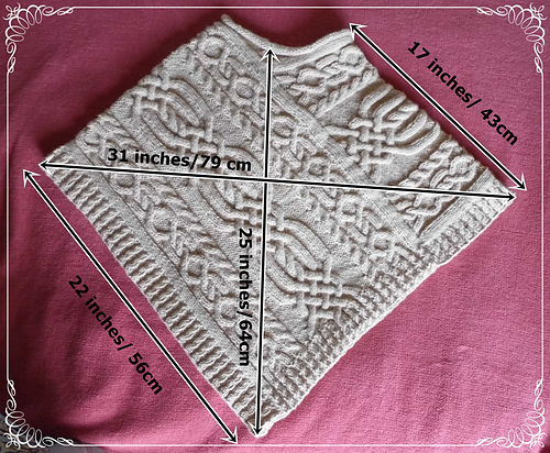 Ravelry: Gormals Cabled Poncho pattern by Gormal Crafts