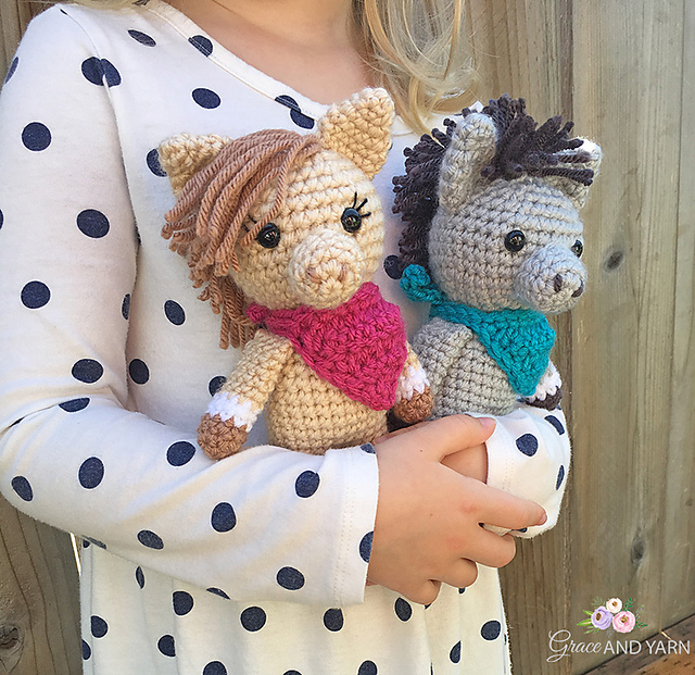 Mini Horse and Donkey Pattern
