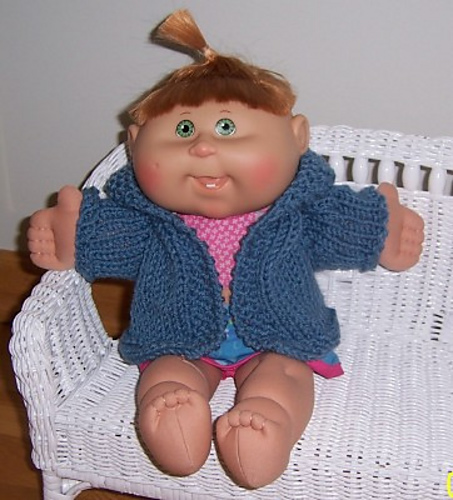 Hooded Sweater for a Cabbage Patch Doll photo 5