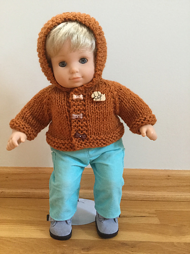 15" Baby Doll Hooded Sweater photo 1