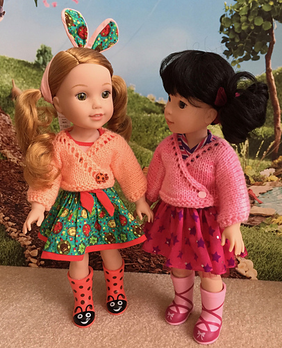 Kimono Sweater Fits 13 & 14-inch Dolls photo 5