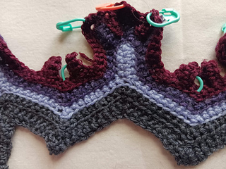 First repeat. Row 9 closeup