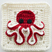 Octopus Granny Square pattern 