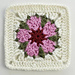 Cherry Blossom Granny Square pattern 