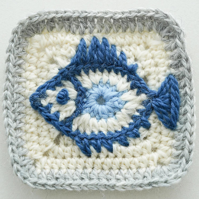 Fish Granny Square