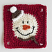 Smiley Face Granny Square pattern