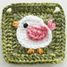 Bird Granny Square pattern