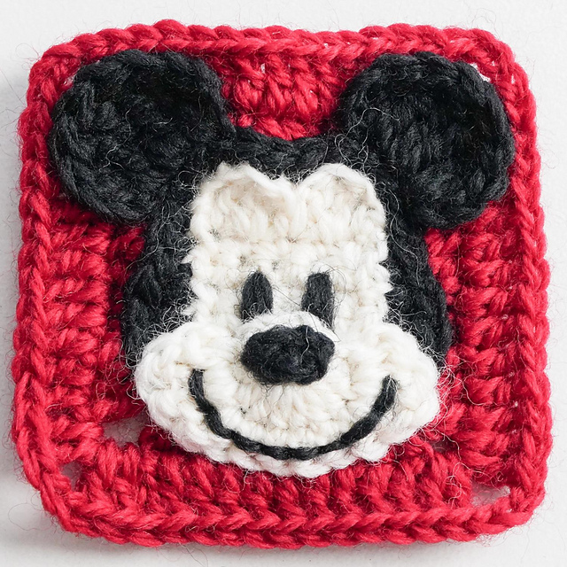 Mickey Mouse Granny Square