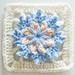 Snowflake Granny Square pattern 