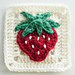 Strawberry Granny Square pattern