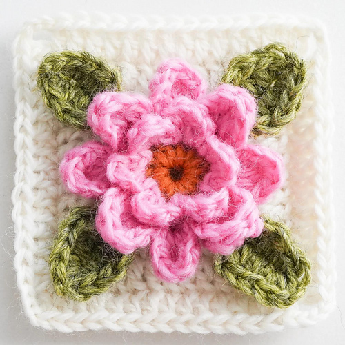 Peony Granny Square