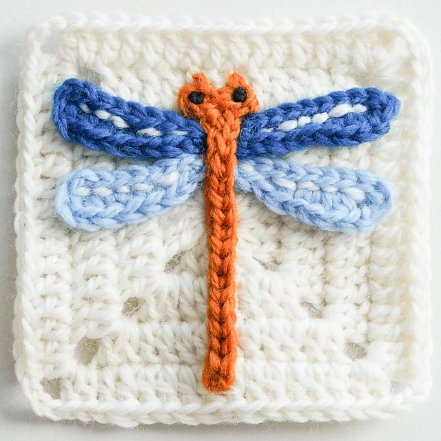 Dragonfly Granny Square