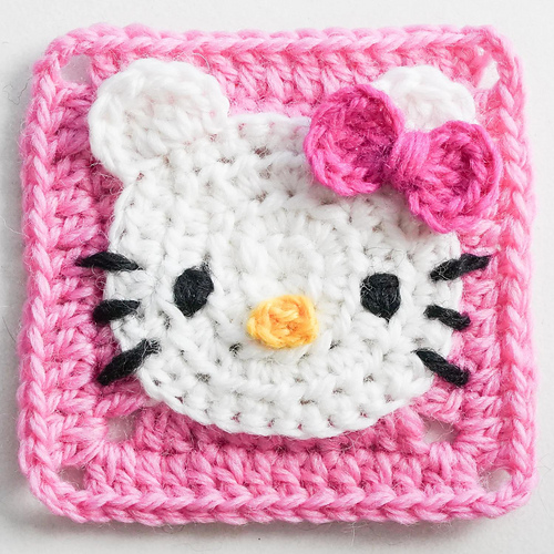 Hello Kitty Granny Square