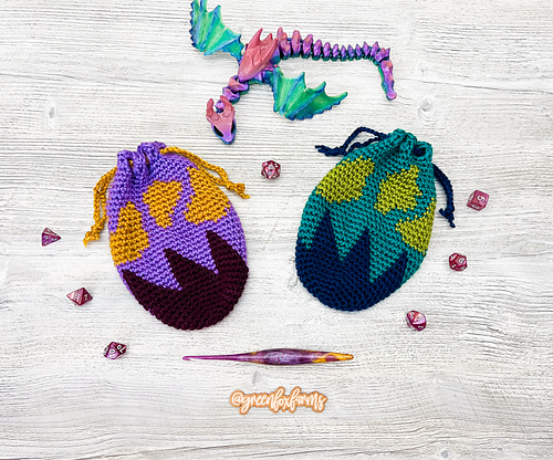 Baby Dragon Egg Dice Pouch photo 4