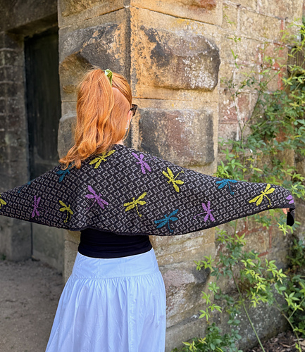 Dancing Dragonfly Shawl
